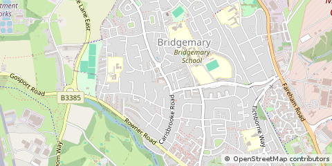 Map of Gosport, Hampshire