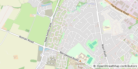 Map of Northampton, Northamptonshire