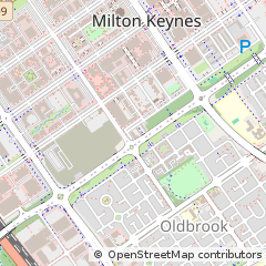 Map of Milton Keynes