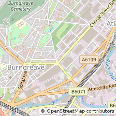Map of Sheffield