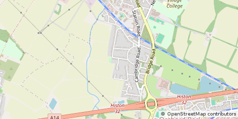 Map of Cambridge, Cambridgeshire