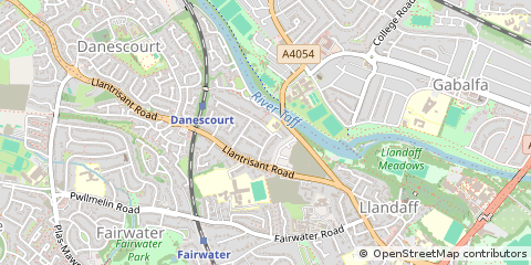 Map of Cardiff