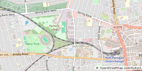 Map of Hull, East Yorkshire