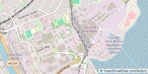 Map of Cardiff
