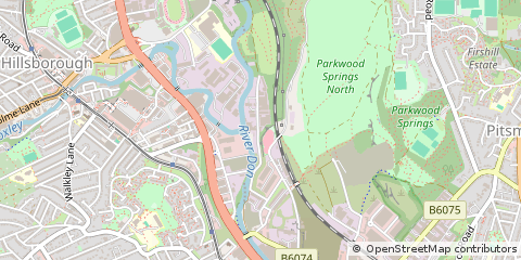 Map of Sheffield