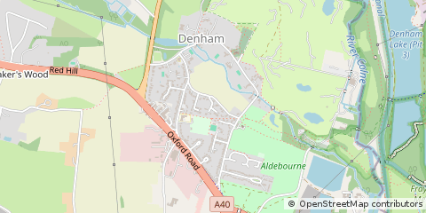 Map of Uxbridge