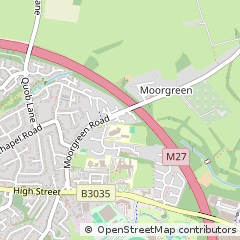 Map of Southampton, Hampshire