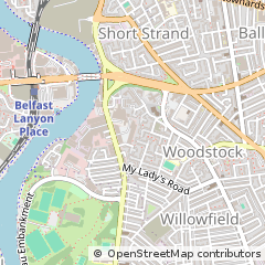Map of Belfast, Co.antrim