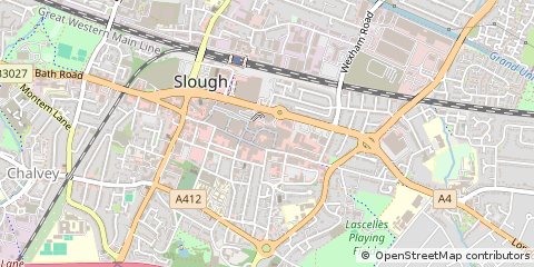 Map of Slough