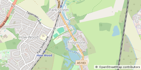 Map of ST Albans, Hertfordshire