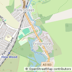 Map of ST Albans, Hertfordshire