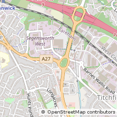 Map of Fareham, Hampshire