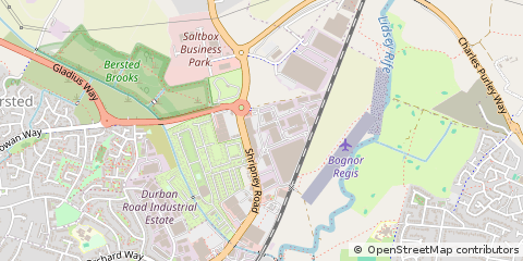 Map of Bognor Regis, West Sussex