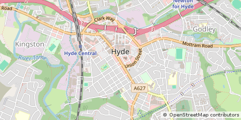 Map of Cheshire