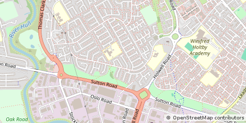 Map of Hull