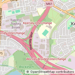 Map of Bolton, Lancashire