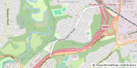Map of Stockport