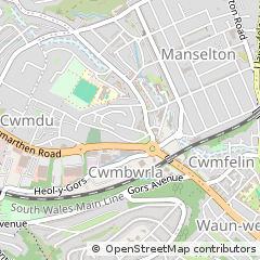 Map of Swansea