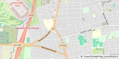 Map of Middlesbrough