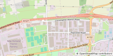 Map of Basildon