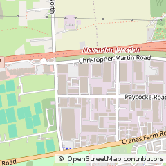 Map of Basildon