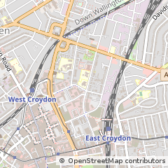 Map of Croydon