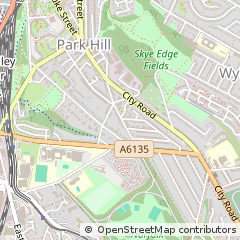 Map of Sheffield