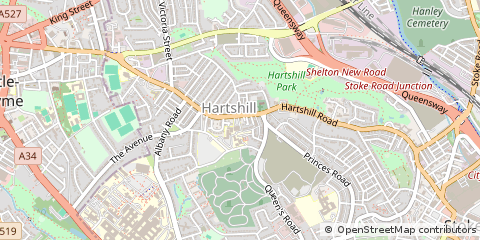 Map of Stoke-on-Trent