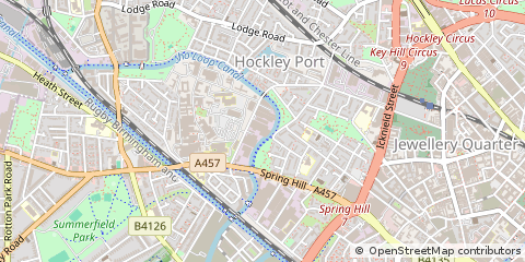 Map of Birmingham, West Midlands
