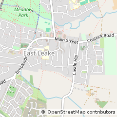 Map of Loughborough, Leicestershire