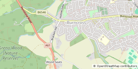 Map of Sheffield