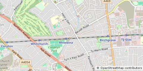 Map of Cardiff
