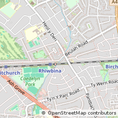 Map of Cardiff