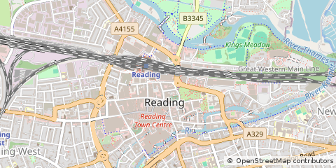 Map of Reading