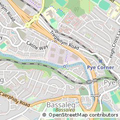 Map of Newport, Gwent