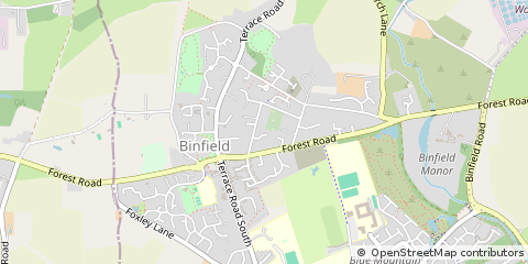 Map of Bracknell