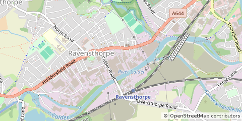 Map of Dewsbury