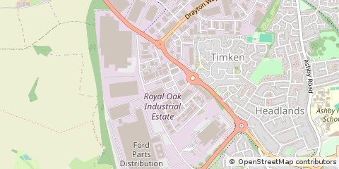 Map of Daventry