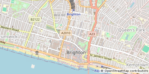 Map of Brighton