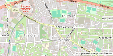 Map of Dundee