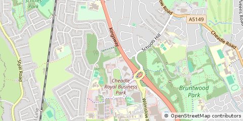 Map of Cheadle