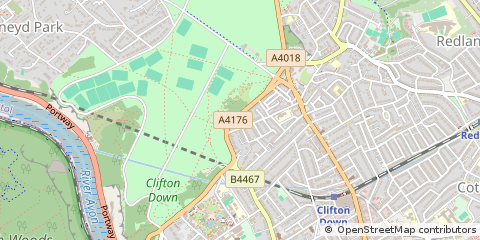 Map of Avon, Bristol