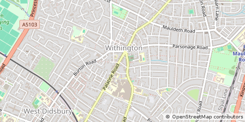 Map of Manchester