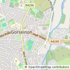 Map of Swansea