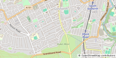 Map of Newcastle Upon Tyne