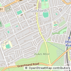 Map of Newcastle Upon Tyne