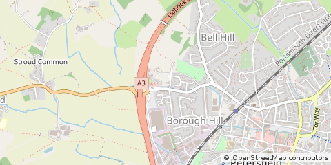 Map of Petersfield, Hampshire