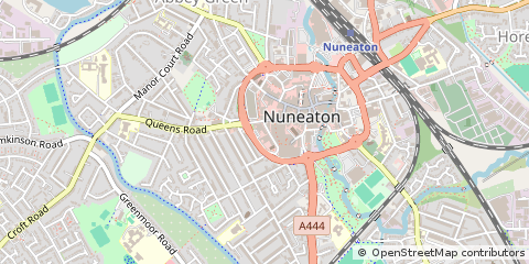 Map of Nuneaton
