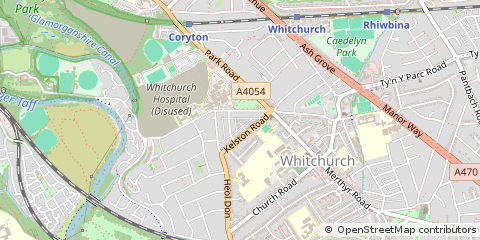 Map of Cardiff