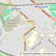 Map of Cardiff
